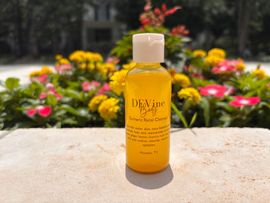 Turmeric facial cleanser