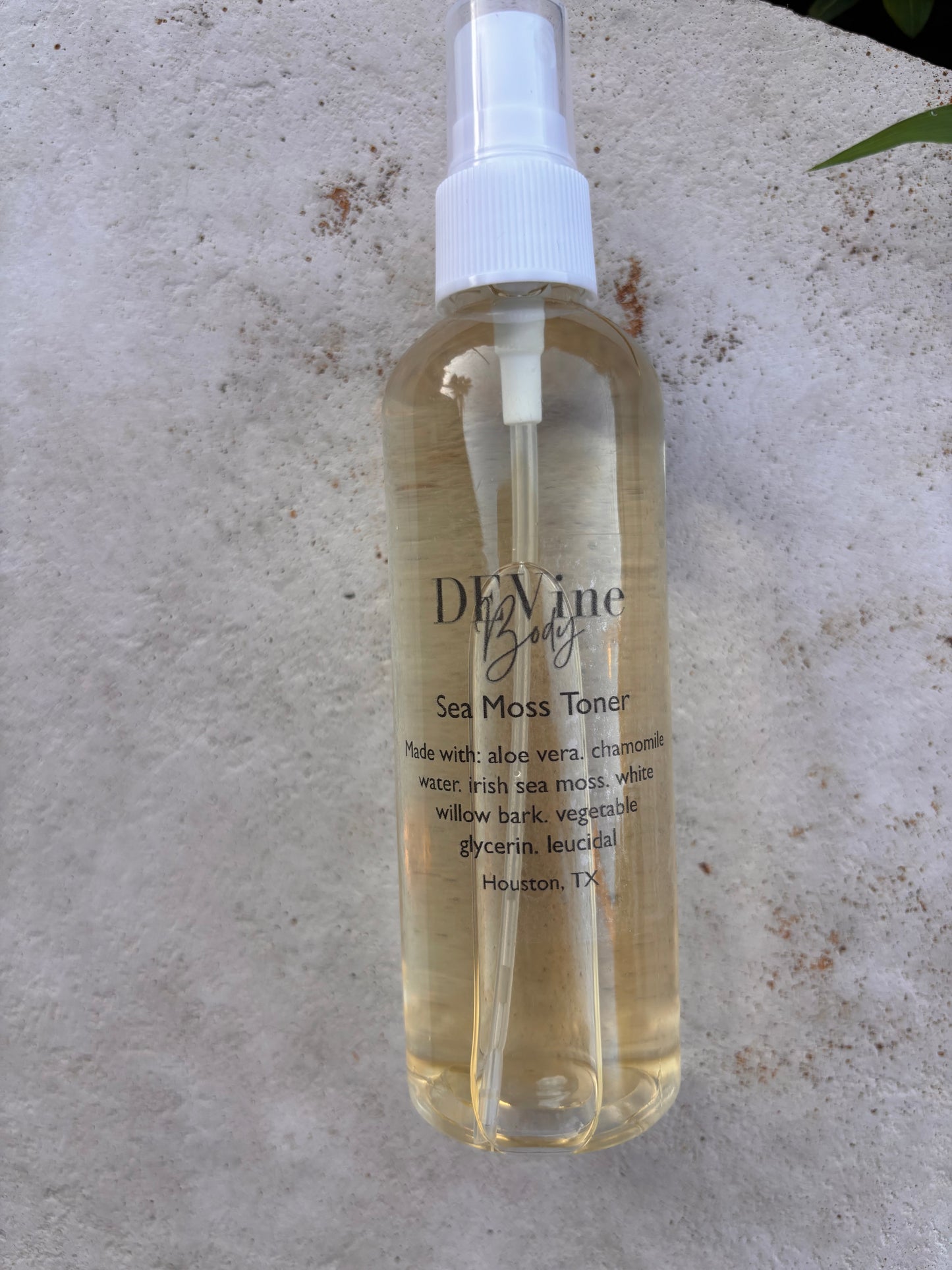 Sea moss toner